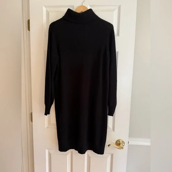🖤 Ann Taylor 100% Cashmere Sweater Dress – Size Large Petite (LP) - Picture 2 of 3